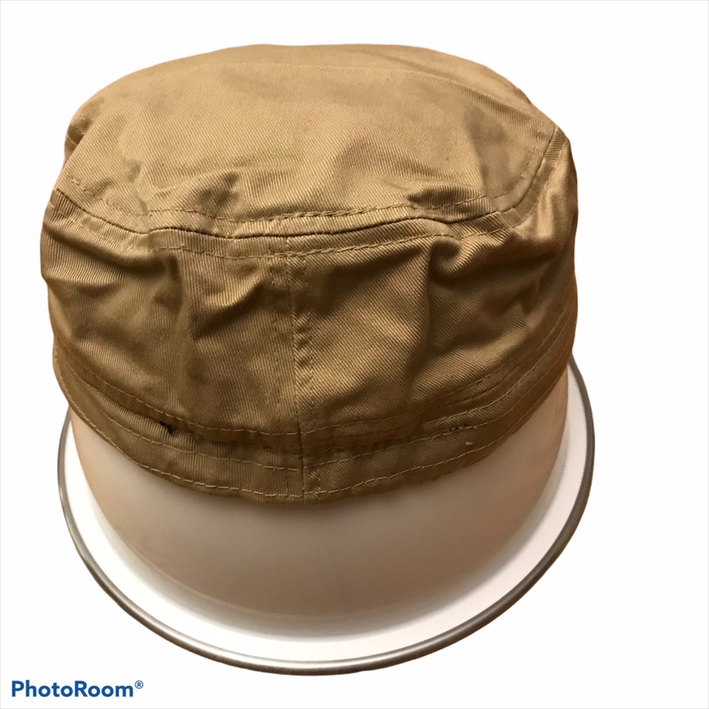 KBETHOS Cadet Cap rhinestone Vintage  Brown - Picture 3 of 6